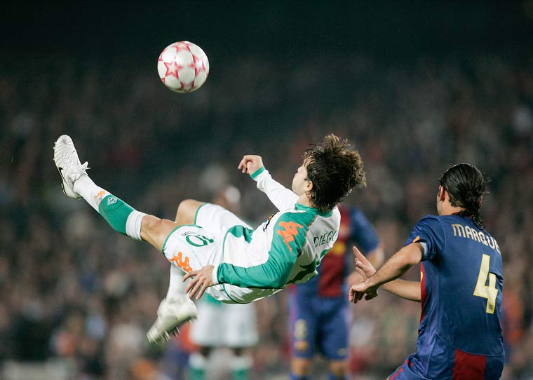 Sport, Fussball, Werder, Bremen, Diego, Fallrückzieher