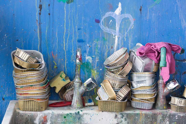 Schule, Kunst, Kunstraum, Farben, Kunsterziehung